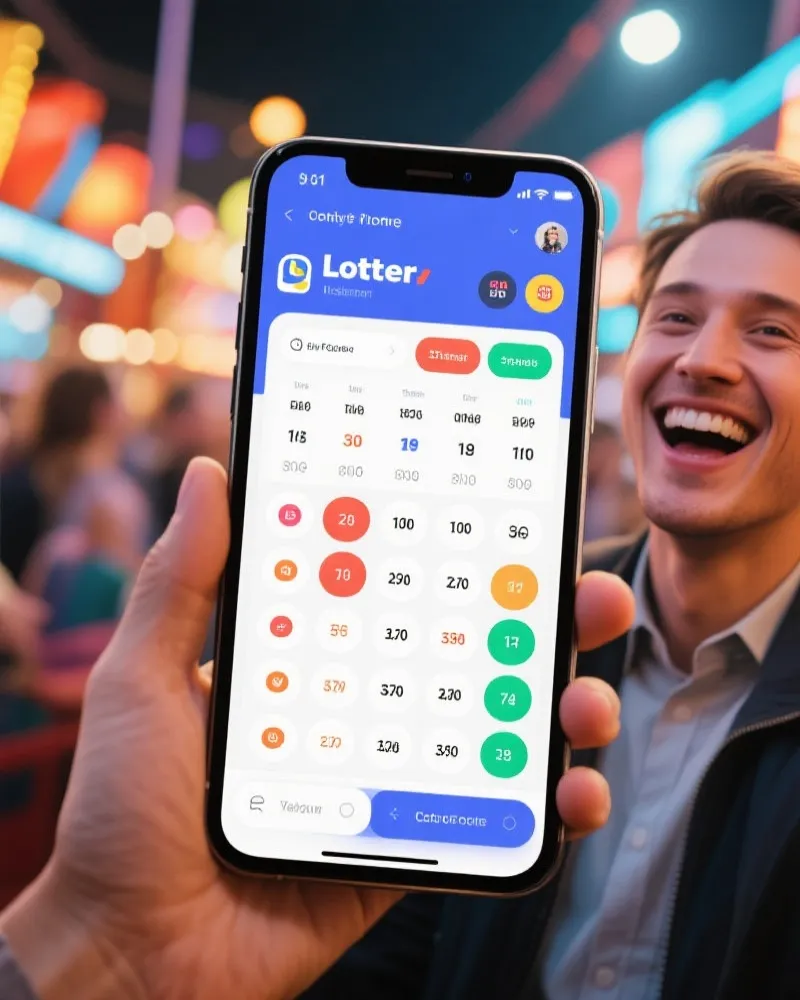 Mobile lottery results checking